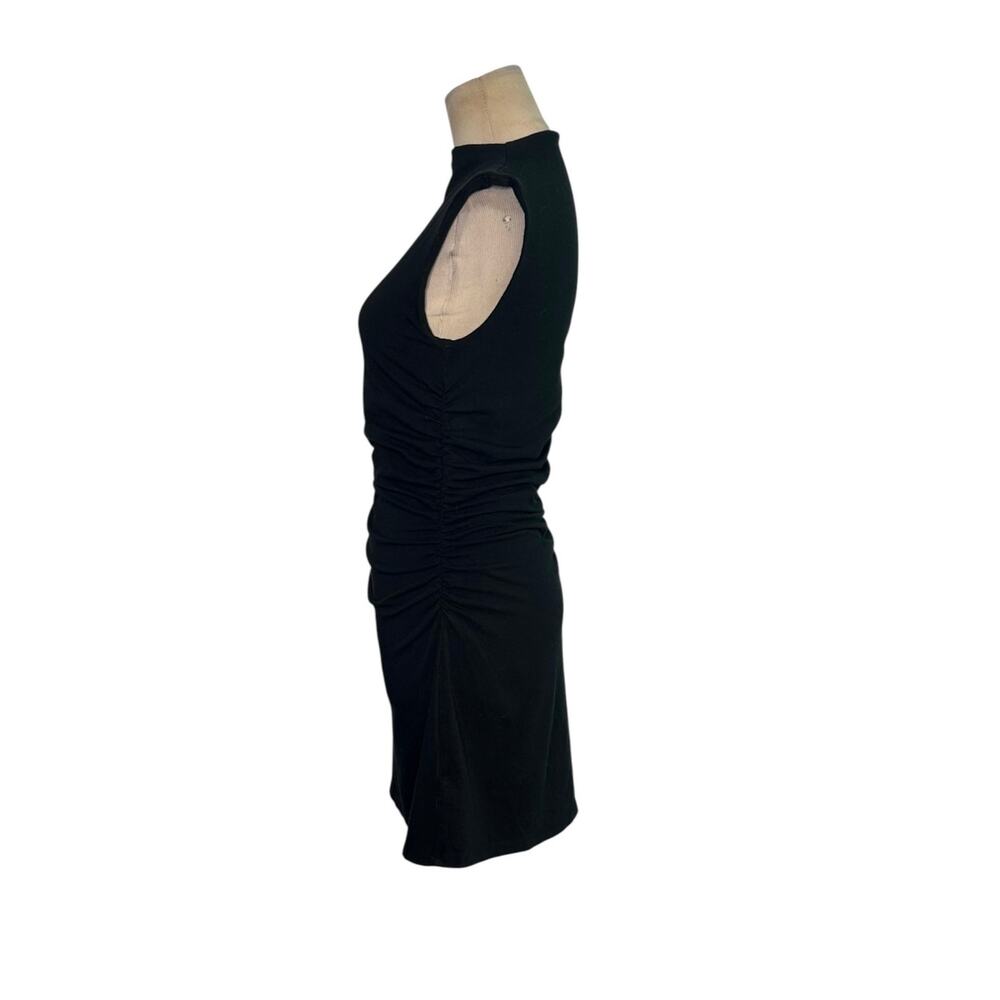 Wild Fable black mock neck cap sleeves mini dress size Small - Picture 9 of 14